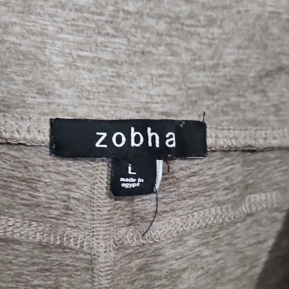 Zobha Heathered Tan Bike Shorts